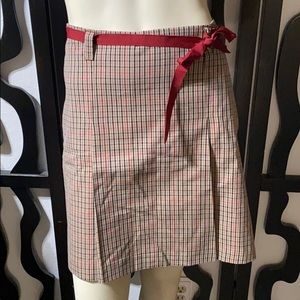 Old Navy Plaid Low Rise Skirt